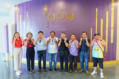 วันที่ ๑๙ สิงหาคม ๒๕๖๖ เวลา ๑๐.๐๐ น. ทีมประชาสัมพันธ์ ให้การต้อนรับ ทีมนักข่าวจากช่องไทยรัฐTV เข้ารับฟังบรรยายและขึ้นชมหอโหวด๑๐๑